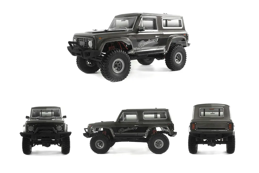Hobby Plus CR-18 Rushmore RC Rock Crawler Electric 4WD 1/18 Scale RTR - Metallic Grey image 61039