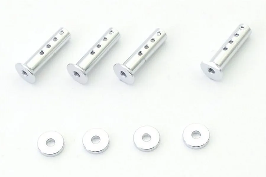 Kyosho Silver Aluminium Body Posts 4Pcs image 61045