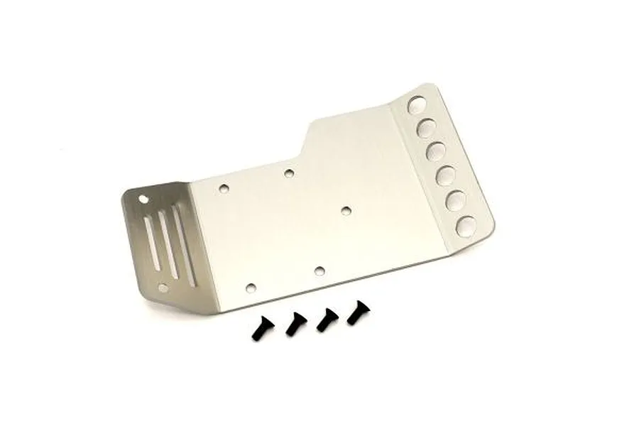 Kyosho Aluminium Motor Skid Plate Set - Silver image 61051