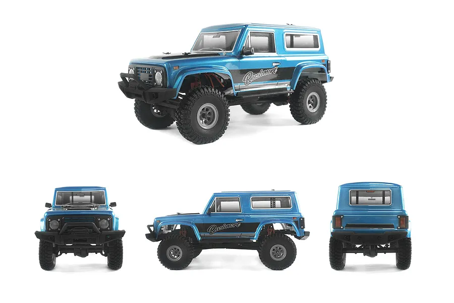 Hobby Plus CR-18 Rushmore RC Rock Crawler Electric 4WD 1/18 Scale RTR - Metallic Blue image 61070
