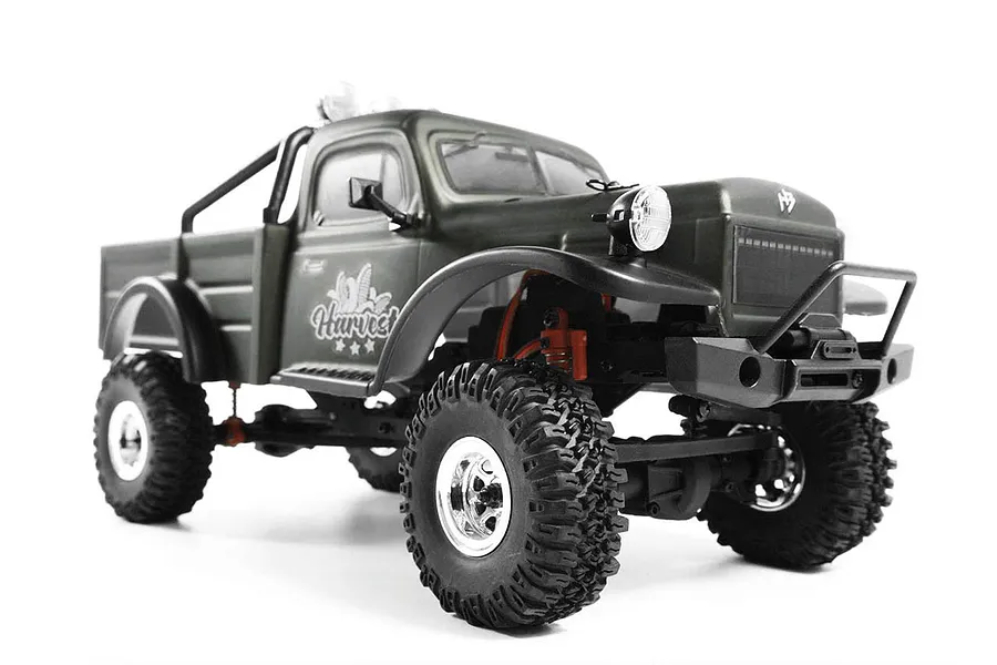 Hobby Plus CR-18 Harvest RC Rock Crawler Electric 4WD 1/18 Scale RTR - Grey image 61072