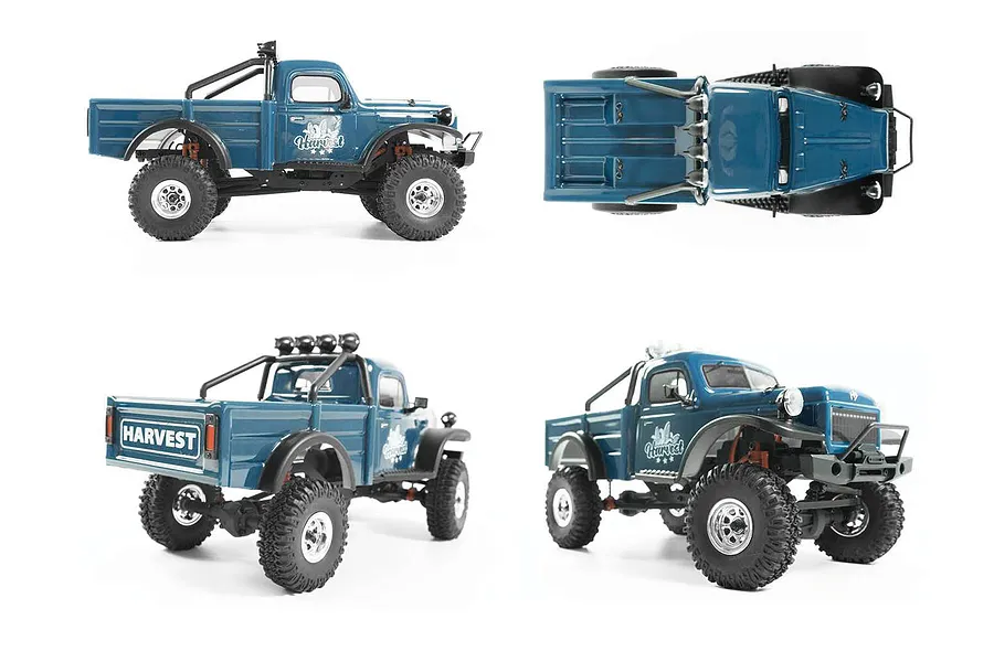 Hobby Plus CR-18 Harvest RC Rock Crawler Electric 4WD 1/18 Scale RTR - Blue image 61079