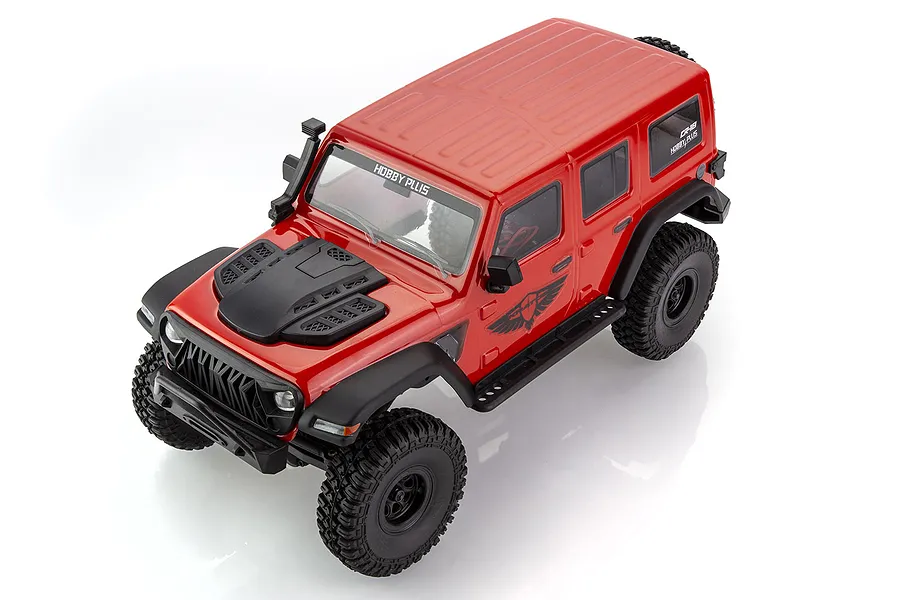 Hobby Plus CR-18 Kratos RC Rock Crawler Electric 4WD 1/18 Scale RTR - Red image 61080