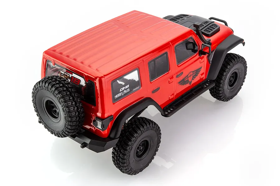Hobby Plus CR-18 Kratos RC Rock Crawler Electric 4WD 1/18 Scale RTR - Red image 61081