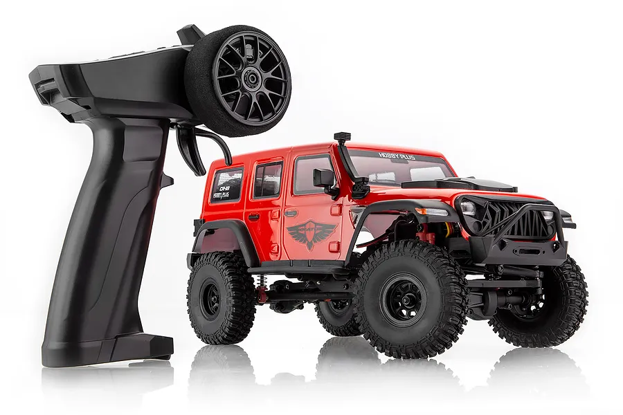 Hobby Plus CR-18 Kratos RC Rock Crawler Electric 4WD 1/18 Scale RTR - Red image 61083