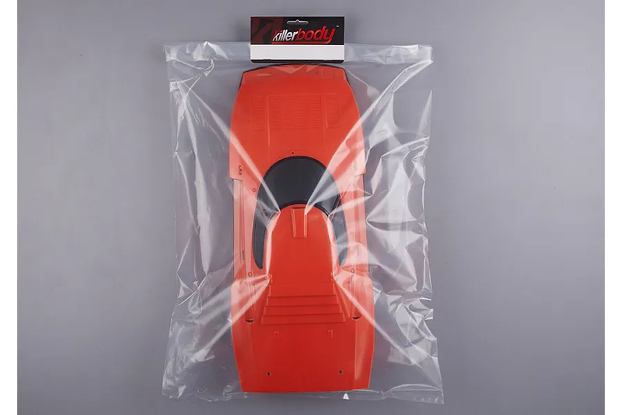 Killerbody 1/10 Lancia Stratos 1977 Giro d&amp;#039;Italia Orange Painted Body Shell w/ Accessories image 61128