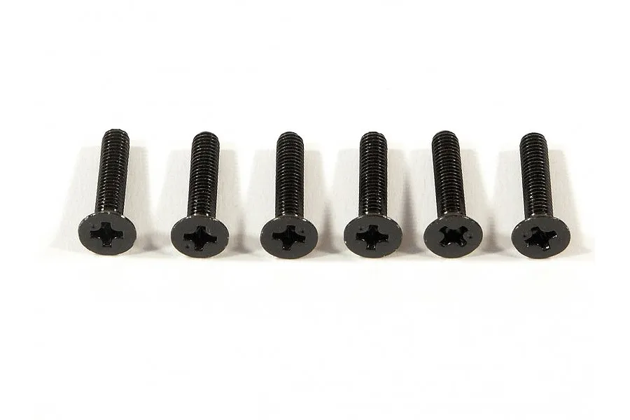 HPI 3x15mm Fine Thread Countersunk Head Screws 6Pcs image 6115