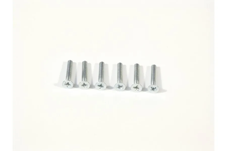 HPI 3x18mm Fine Thread Countersunk Head Screws 6Pcs image 6116
