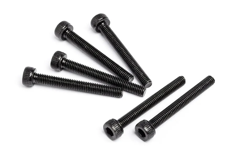 HPI 3x25mm Fine Thread Cap Head Screws 6Pcs image 6117