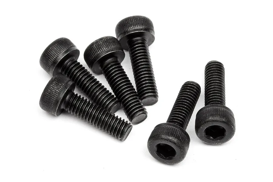 HPI 3x10mm Fine Thread Cap Head Screws 6Pcs image 6120