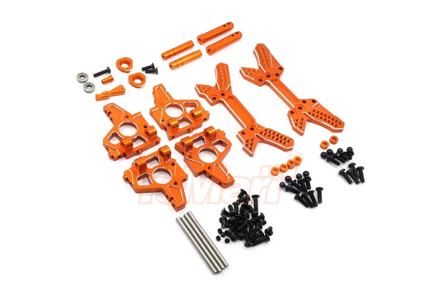 Yeah Racing Momentum Aluminium Orange Endurance Conversion Kit For HPI Sprint 2 image 8