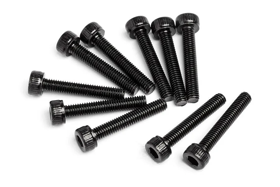 HPI 3x18mm Fine Thread Cap Head Screws 10Pcs image 6121