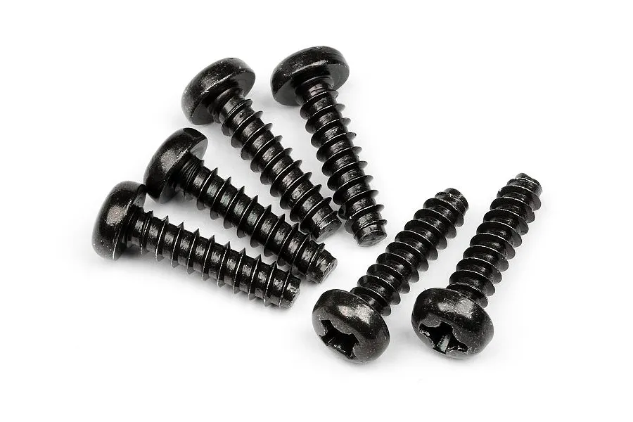 HPI 3x12mm Coarse Thread Binder Head Screws 6Pcs image 6123