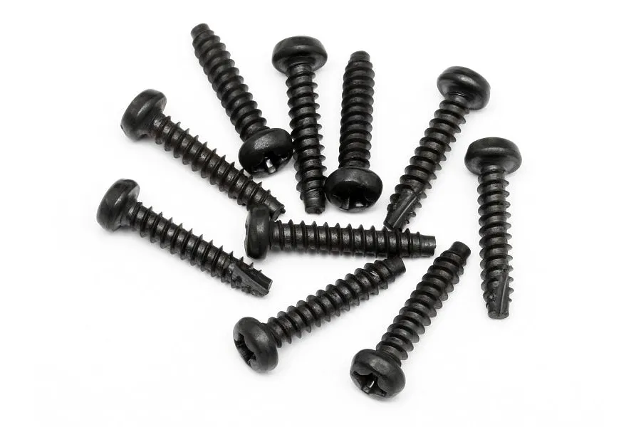 HPI 3x15mm Coarse Thread Binder Head Screws 10Pcs image 6124