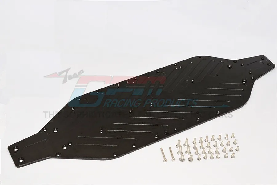 GPM Black Aluminium 4mm Main Chassis image 61255