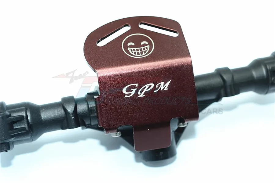 GPM Black Aluminium Front or Rear &amp;quot;Smiley&amp;quot; Gear Box Skid Plate image 3
