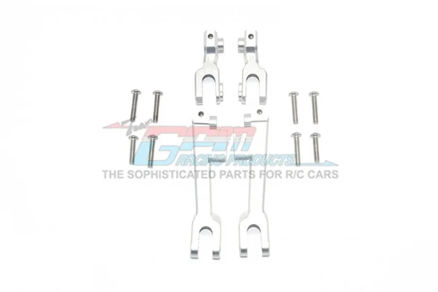 GPM Silver Aluminium Front &amp;amp; Rear Sway Bars 4Pcs image 61300