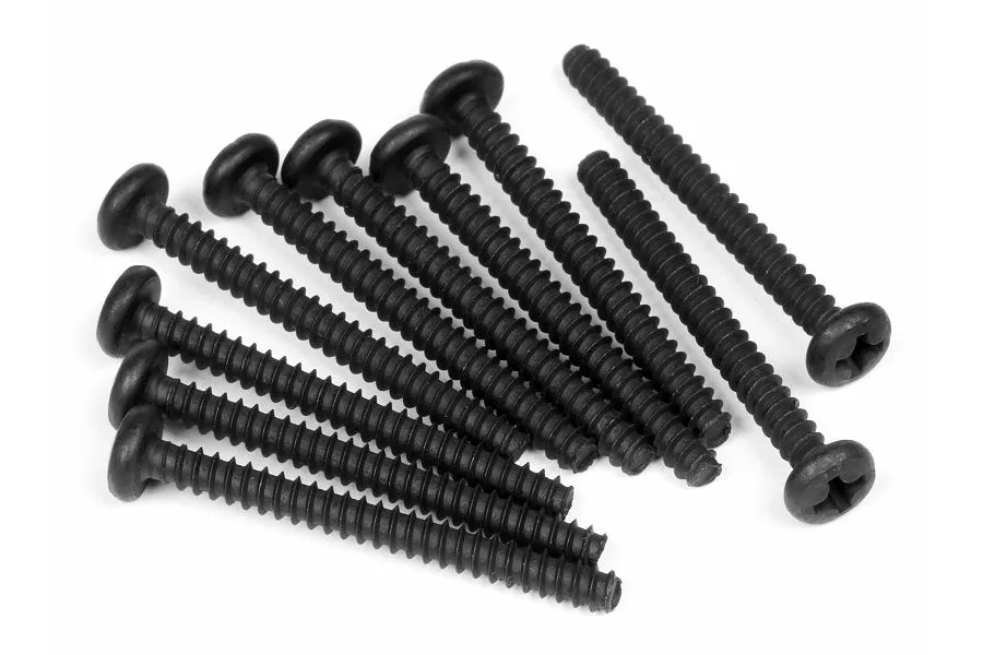 HPI 3x30mm Coarse Thread Binder Head Screws 10Pcs image 6131