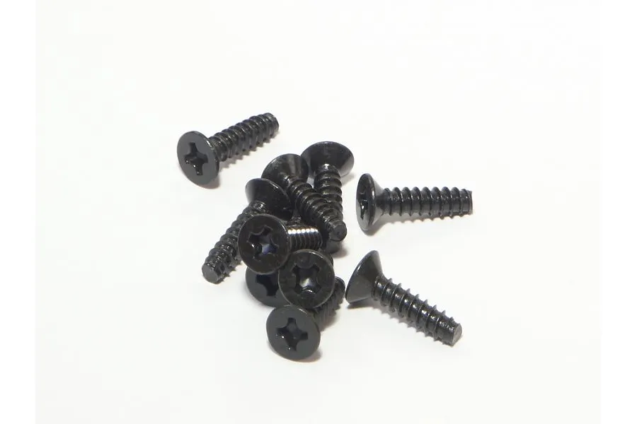 HPI 3x12mm Coarse Thread Countersunk Head Screws 10Pcs image 6134