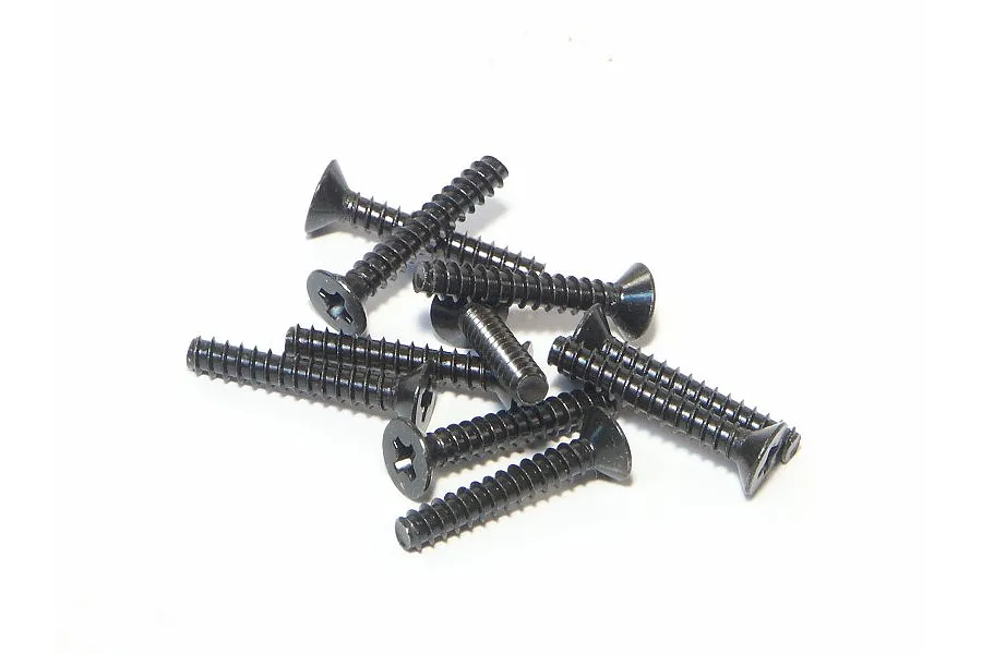 HPI 3x18mm Coarse Thread Countersunk Head Screws 10Pcs image 6136