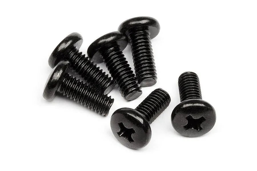 HPI 4x10mm Fine Thread Binder Head Screws 6Pcs image 6138