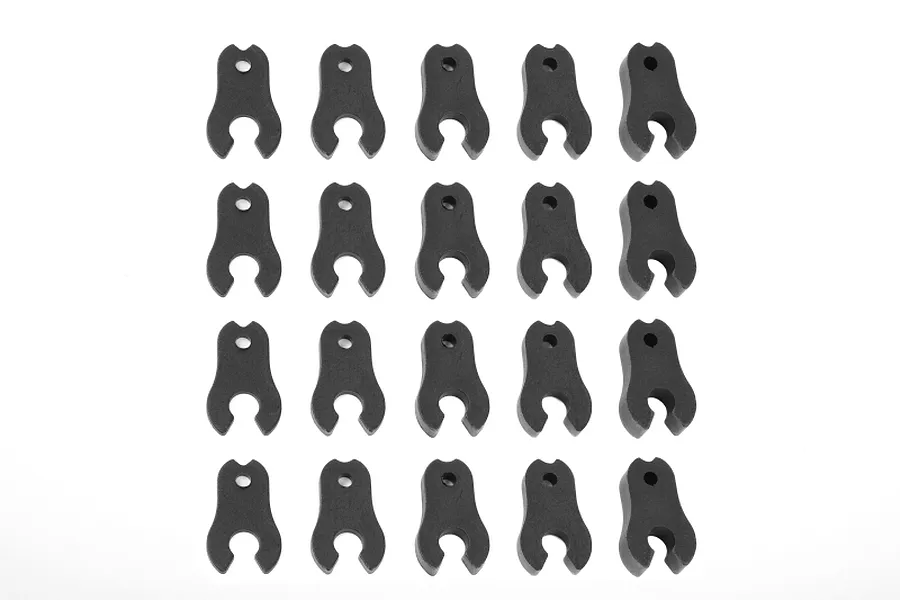 Team Corally 1 to 4.5mm Caster Clips Set image 61376