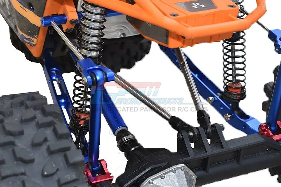 GPM Blue Aluminium Axial RBX10 Ryft Rear Sway Bar Set image 4