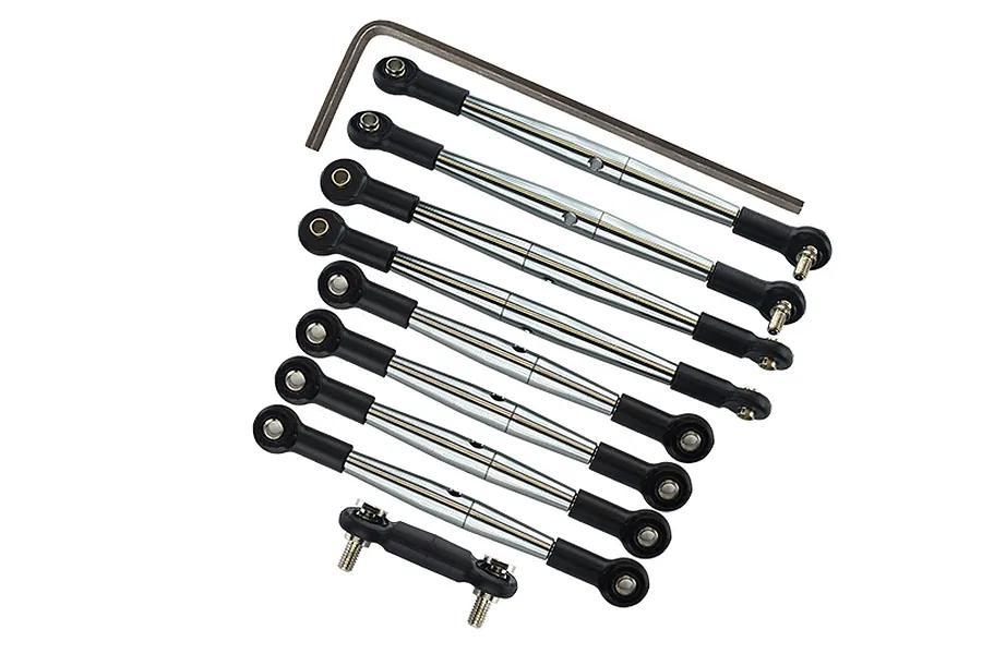 GPM Aluminium Complete Tie Rod Set - Silver image 61411