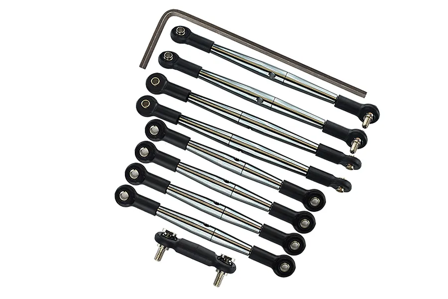 GPM Aluminium Complete Tie Rod Set - Grey image 61416