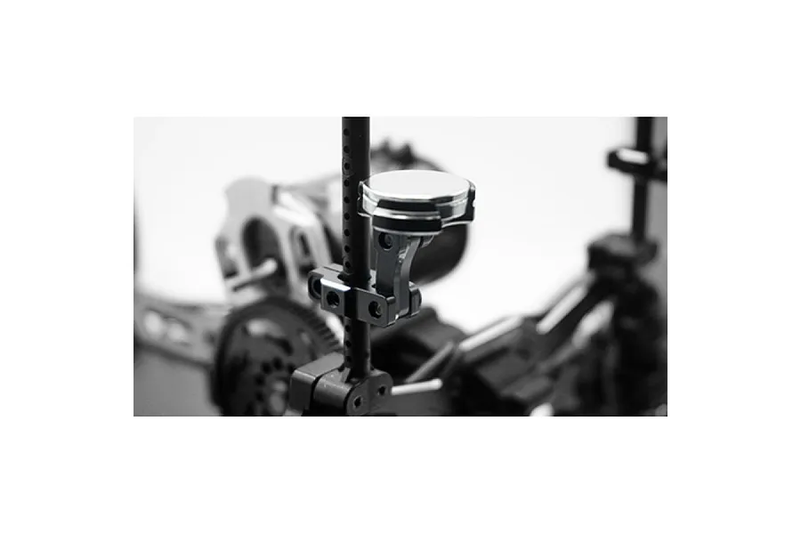 Yeah Racing Red Aluminium CNC Magnetic Invisible Body Mounting System 2Pcs image 61449
