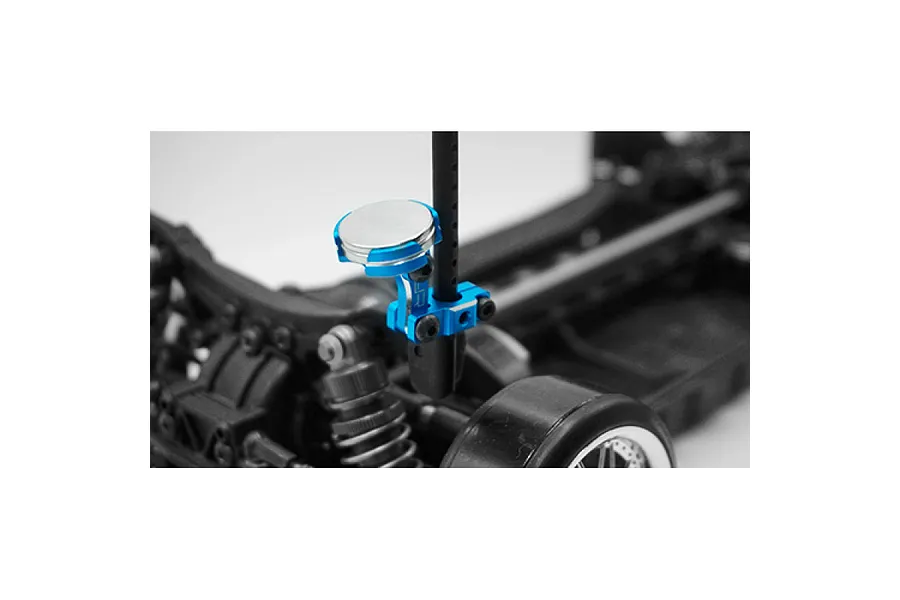 Yeah Racing Red Aluminium CNC Magnetic Invisible Body Mounting System 2Pcs image 61450