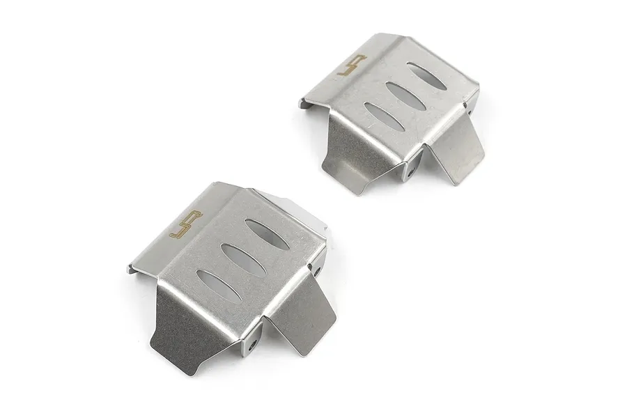 Yeah Racing 1/10 Enduro Element Stainless Steel Front/Rear Differential Protector 2Pcs image 61452