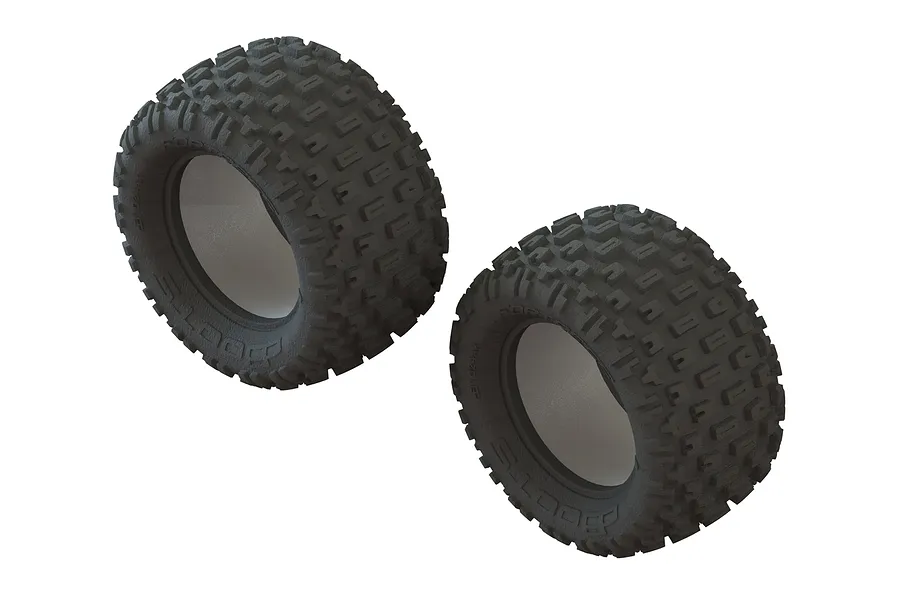 ARRMA 2.8&amp;quot; dBoots Fortress MT Tyres w/ Foam Inserts 2Pcs image 61503