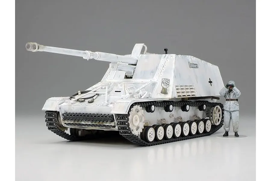 Tamiya 1/48 German Self-Propelled Heavy Anti-Tank Gun Nashorn Scaled Plastic Model Kit image 61543