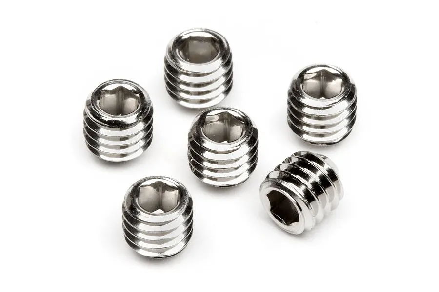HPI 3x3mm Fine Thread Grub Screws 6Pcs image 6157