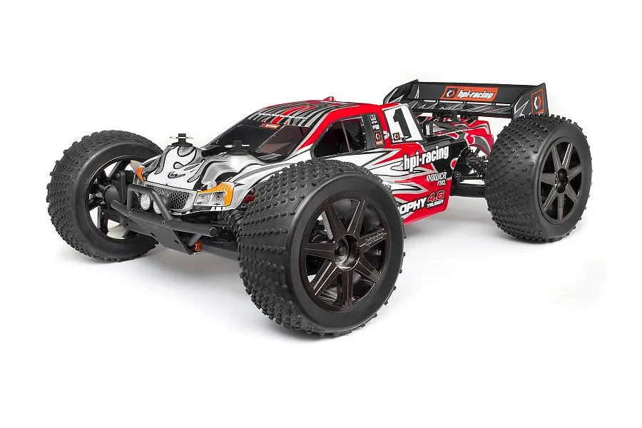 HPI 1/8 Trophy 4.6 Truggy Red Painted Body Shell image 61575