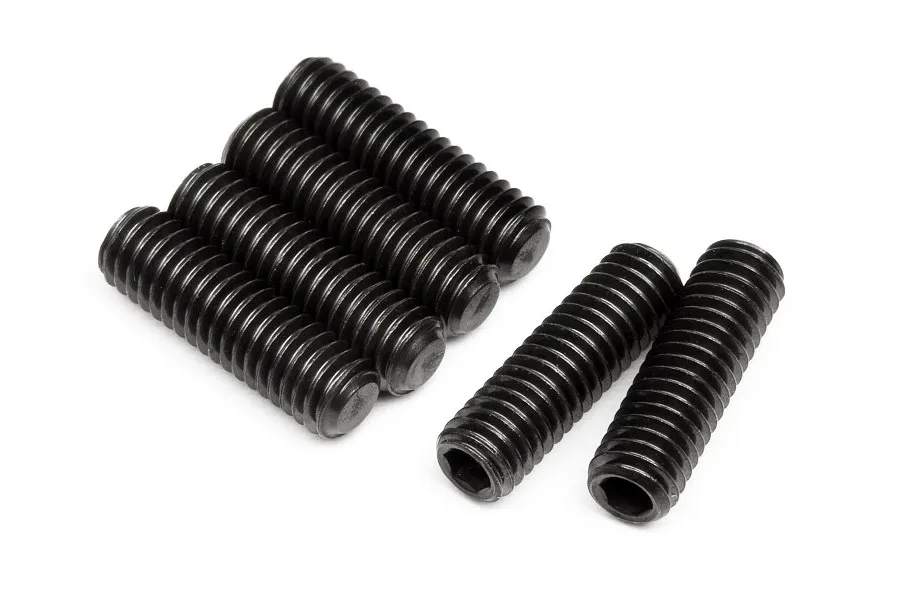 HPI 3x10mm Fine Thread Grub Screws 6Pcs image 6160