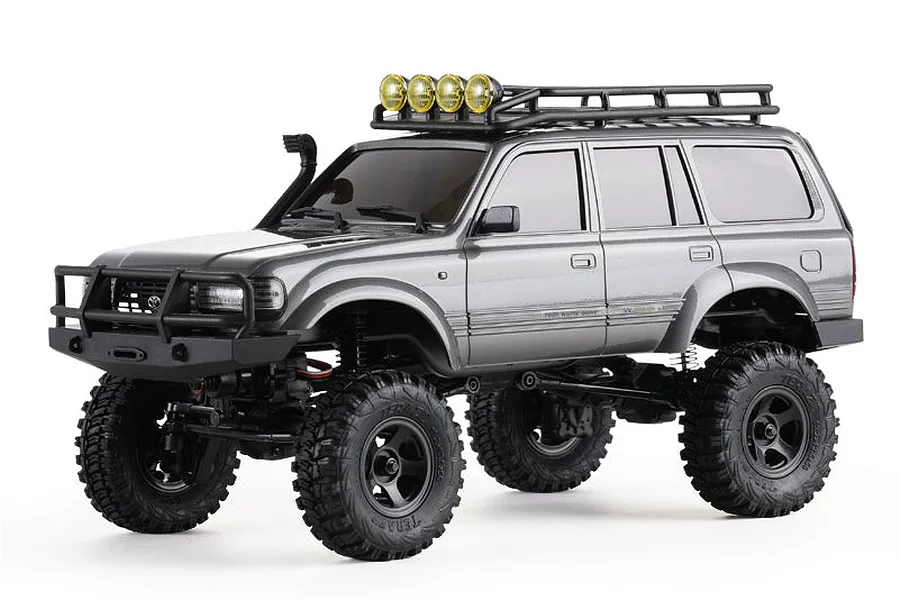 FMS Toyota Land Cruiser 80 RC Rock Crawler Electric 4WD 1/18 Scale RTR - Grey image 61594