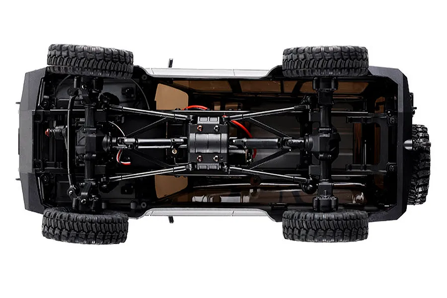 FMS Toyota Land Cruiser 80 RC Rock Crawler Electric 4WD 1/18 Scale RTR - Grey image 61598