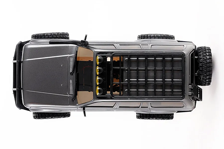 FMS Toyota Land Cruiser 80 RC Rock Crawler Electric 4WD 1/18 Scale RTR - Grey image 61599