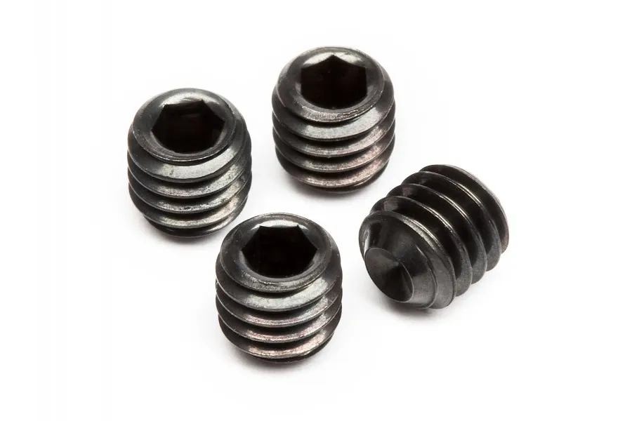 HPI 4x4mm Fine Thread Grub Screws 4Pcs image 6162