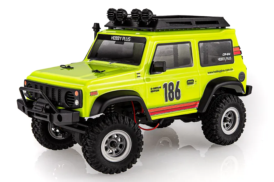 Hobby Plus CR-24 G-Armour RC Rock Crawler Electric 4WD 1/24 Scale RTR - Yellow image 61617