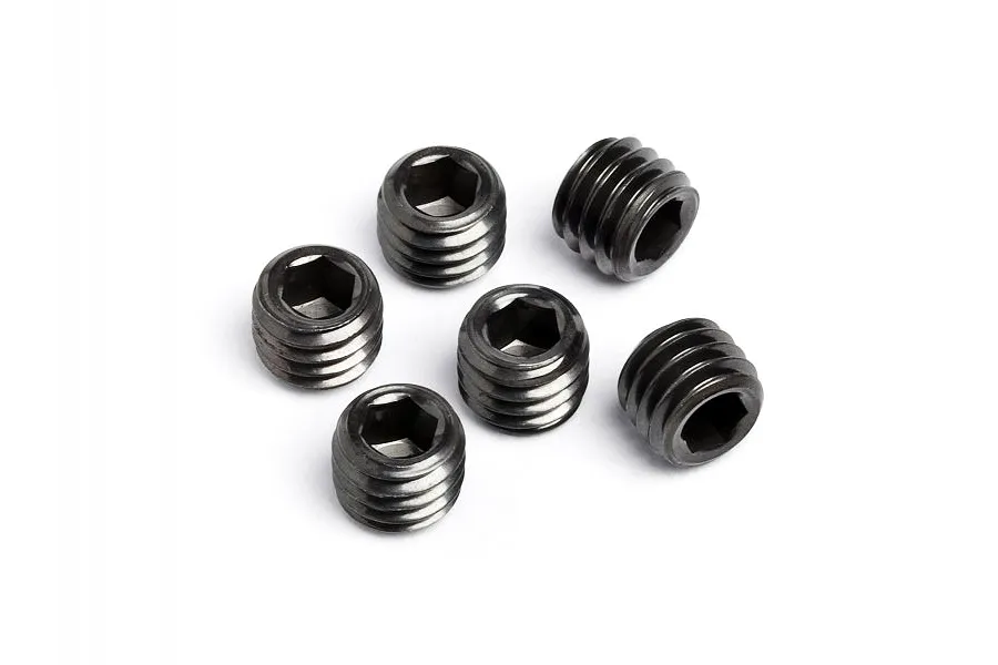 HPI 5x4mm Fine Thread Grub Screws 6Pcs image 6165