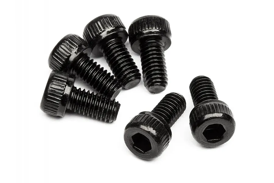 HPI 4x8mm Fine Thread Cap Head Screws 6Pcs image 6166