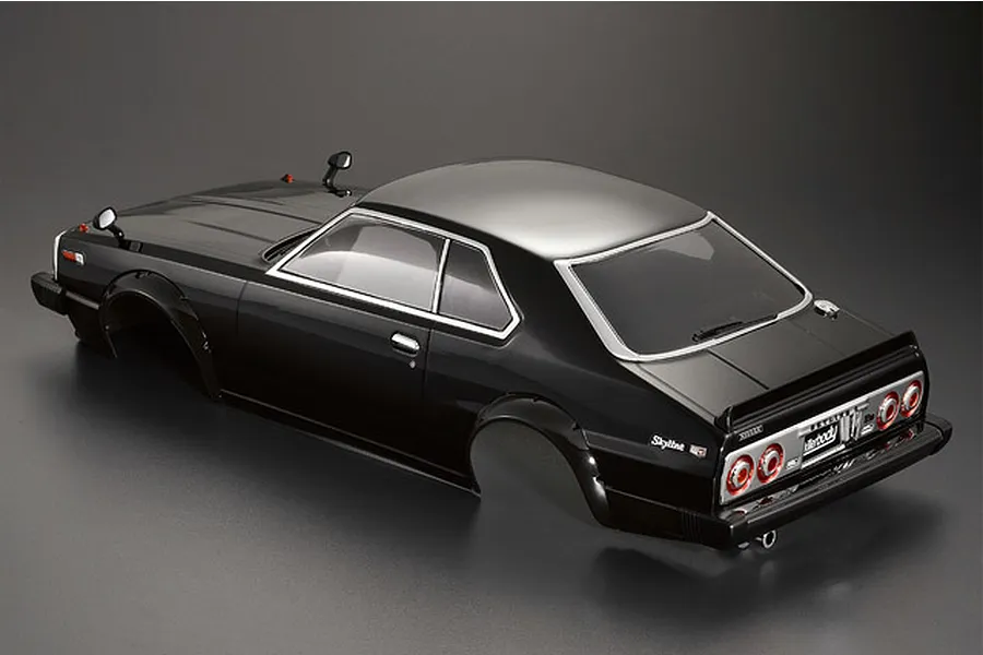 Killerbody 1/10 1980 Skyline Hardtop 2000 Turbo GT-ES Body Shell Set - Black image 61661