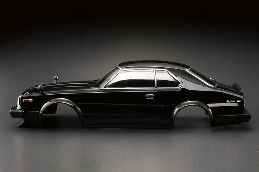 Killerbody 1/10 1980 Skyline Hardtop 2000 Turbo GT-ES Body Shell Set - Black image 61662