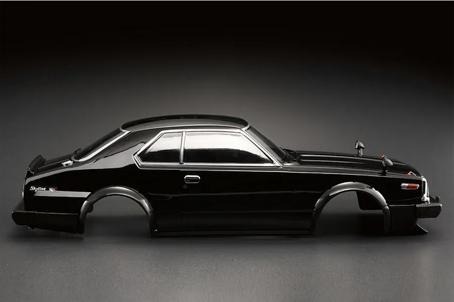 Killerbody 1/10 1980 Skyline Hardtop 2000 Turbo GT-ES Body Shell Set - Black image 61663