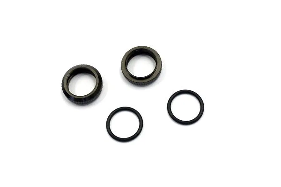 Kyosho Gunmetal Aluminium Spring Adjuster For Inferno GT2 image 61668
