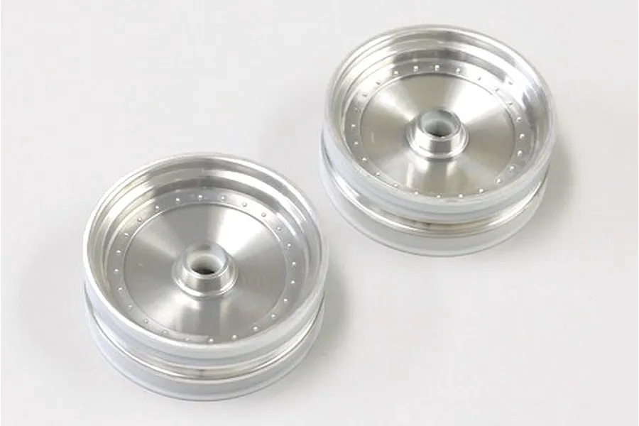 Kyosho 2.0&amp;quot; Satin Chrome Front Rims 2Pcs image 61700