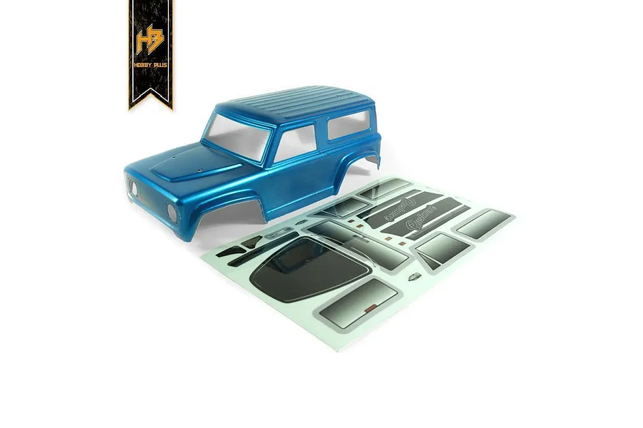 Hobby Plus 1/18 Rushmore Metallic Cyan Painted Body Shell image 61724